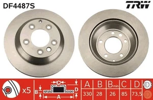Brake Disc AUDI Q7 3.0 TFSI DF4487S - Picture 1 of 2