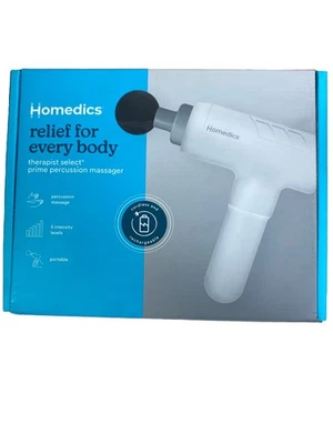 Pistola masajeadora de percusión Homedics Therapist Select Prime inalámbrica y recargable Foto 1 de 4