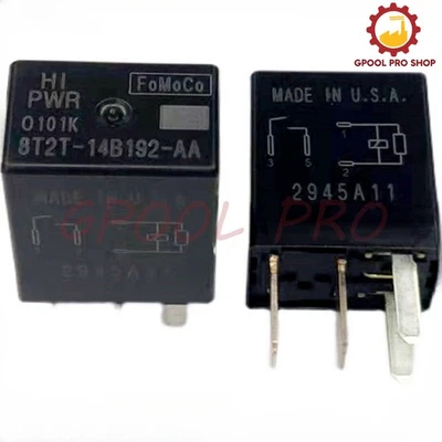 New 8T2T-14B192-AA FoMoCo HI PWR Relay 4Pins 2pcs - Image 1 of 2