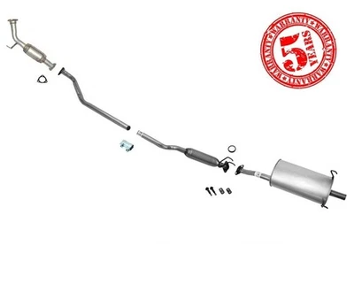 Compatível com 02-06 RSX modelo base conversor silenciador sistema de tubo de escape 97928 97948 - Imagem 1 de 4