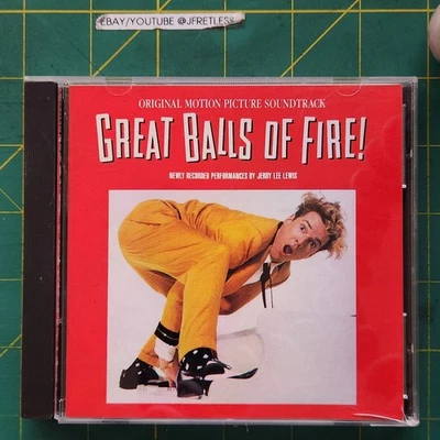 Used Music Audio CD Great Balls Of Fire Album Movie Soundtrack Polydor Records - Image 1 of 4