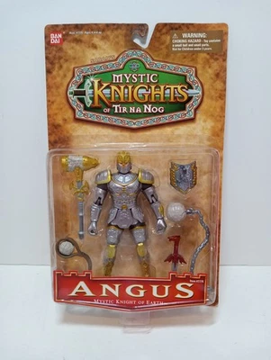 NUEVO Saban's Mystic Knights of Tir Na Nog Angus of Earth Figura BanDai 1998 Foto 1 de 4