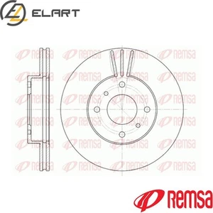 2x BRAKE DISC 6610.10 FOR NISSAN 200SX PRIMERA/Hatchback/Traveller ALMERA/II - Picture 1 of 6