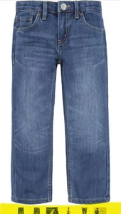 Jeans Levi's 511 ragazzo performance slim fit lavaggio scuro taglio dritto - taglia 6 reg - Foto 1 di 10