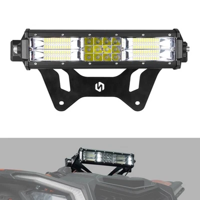 NICECNC For Can Am Maverick X3 2017-2023 Shock Tower LED Light Bar Mount Bracket - Image 1 of 4