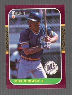 1987 Donruss Opening Day Mike Kingery Seattle Mariners #119 Near Mint or Better - Image 1 of 2