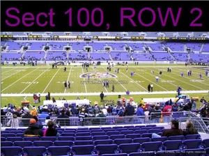 2 MIDFIELD LOWER LEVEL Baltimore Ravens Season Tickets PSL License Rights SBL - Picture 1 of 1