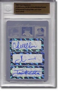 ANDREW McCUTCHEN * F Martinez * Jose Tabata Autograph Rookie Auto Plate BGS 1/1 - Picture 1 of 1