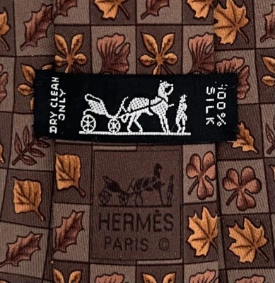 Corbata Hermes. 7724 OA. Seda 100%. Hecho en Francia. Auténtico. Otoño. Foto 1 de 4