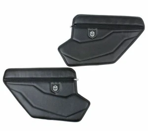 Pro Armor Striker Door Knee Pad Storage Bags Black Can Am Maverick X3 2017+ - Picture 1 of 4