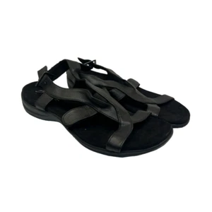 Sandalias Easy Street para mujer con correa sin cordones 40-4571 negras talla 6,5 M - Imagen 1 de 8