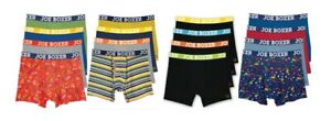 Joe Boxer Men's Cotton Stretch Boxer Briefs Choose Size/Style 4 Pk