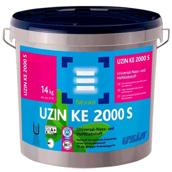 UZIN KE 2000S 14kg Kleber für Vinyl PVC Designbeläge - Bild 1 von 1