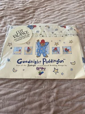 Cenefa de cuna Paddington Bear Quilty nueva Foto 1 de 4