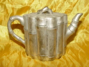 Eine Alte Silber Teekanne Flachmann Gewürztopf, mit Qing-Dynastie Siegelmarke *5 - Picture 1 of 6