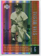 2000 Upper Deck Legends Commemorative Collection 21 Stan Musial 87/100