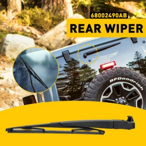 Pair Rear Windshield Wiper Arm & Blade for 07-16 Jeep Wrangler 68002490AB - Picture 1 of 9