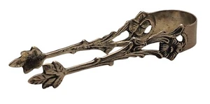 1970 Vintage SWEDISH Sterling Silver Sugar Tongs - Picture 1 of 4