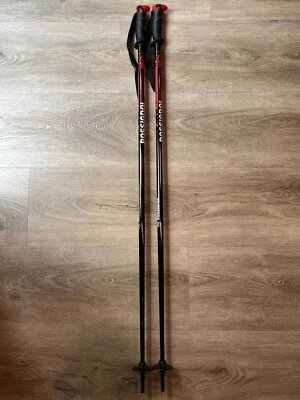 Bastones de esquí Rossignol Pursuit aluminio Dural 115 cm / 45 en rojo y negro usados Foto 1 de 4