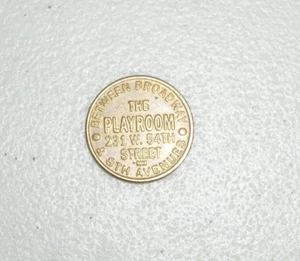 Vintage The Playroom 54th St. NYC NY City Arcade Game Amusment Token - Picture 1 of 6