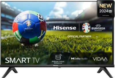 Hisense Smart TV 32" HD Ready LED Vidaa Dolby Audio Classe F Wi-Fi Nero 32E43NT - Immagine 1 di 4