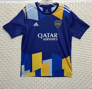 Boca Juniors Adidas Soccer Jersey 2021 2022 Mens Médium Blue/Yellow  #2 Fútbol - Picture 1 of 14