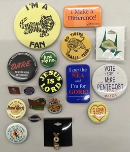 Vintage Pinback Buttons Anstecknadeln Tennessee (18 Stück versch. Stücke) c5 - Bild 1 von 4