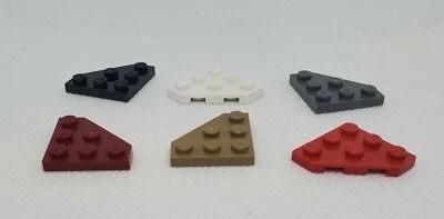 LEGO Piezas Cuña Placa 3 x 3 Cortes Esquinas 2450 [4 Piezas] Elige Color Foto 1 de 2