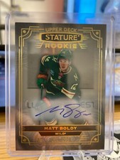 Matt Boldy 2022-23 Stature Rookie Auto 51/199
