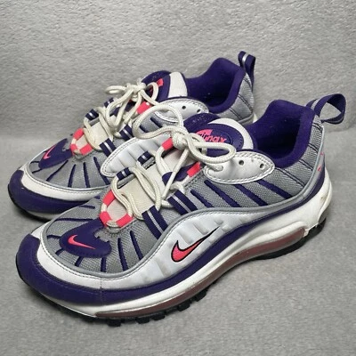 Nike Air Max Women's Tennis Running Shoe White Purple US 7 EU 38 UK 4.5 AH6799 - Image 1 of 4