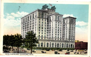 Vintage Hotel Cleveland Ohio Postcard POSTED - Picture 1 of 2