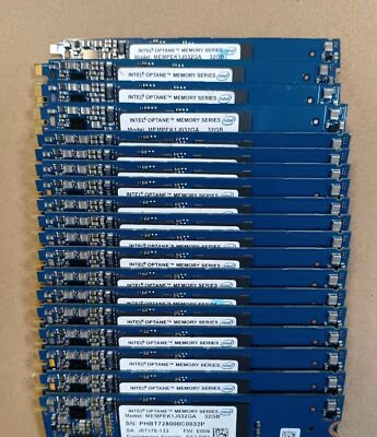 Memoria Intel Optane 64 GB / 32 GB / 16 GB SSD M.2 2280 PCIe 3.0 3D Xpoint NVMe Foto 1 de 4