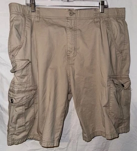 Pantalones Cortos de Carga Iron Co Iron Flex 38 Para Hombre Caqui Elastizados Algodón Bolsillos Exterior - Imagen 1 de 8