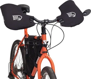 Waterproof Neoprene Handlebar Pogies for Cold Weather Cycling - Fits Flat/Riser - Picture 1 of 1