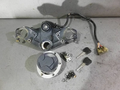 100%Work 08-12 Kawasaki Ninja 250R EX250 250 Ignition Tank Cap Seat Key Lock Set - Image 1 of 4