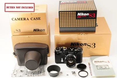 [Unused] Nikon S3 2000 Year Limited Edition Black Body w/ 50mm f1.4 Lens JAPAN - Image 1 of 4