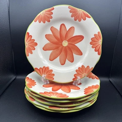 Plato de Cena Flor Decorativo Harry & David 11" - Pintado a Mano - Portugal Foto 1 de 4