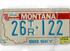 MONTANA 1981 Kennzeichen "26TR-122" ***PONDERA*** - Bild 1 von 1