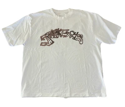 Travis Scott JackBoys 2 C2 Tee XXL White NEW *hole/snag - Image 1 of 4