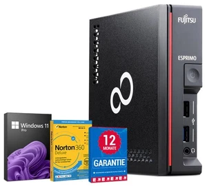 Fujitsu Esprimo G558 Computer Mini PC i3-9100 bis 4x 4,2GHz 16GB 256GB SSD W11P - Afbeelding 1 van 3