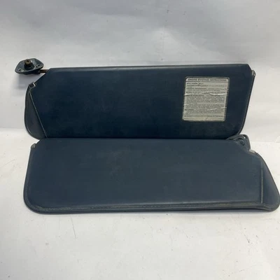 Quebra-sol 1988-1998 Chevy Silverado GMC Sierra 1500 2500 par vinil azul fabricante de equipamento original - Imagem 1 de 4