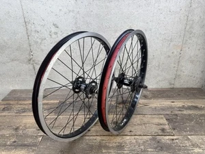 Sun Z25 20” Bmx Rims Redline Tootsie Roll Hubs 36 Spoke 3/8” Axles Mid School - Picture 1 of 13
