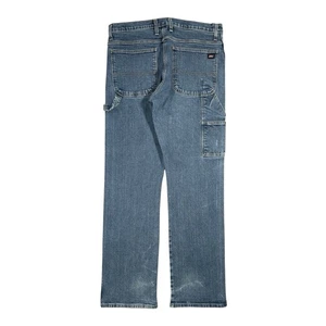 Dickies Blue Relaxed Straight Denim Carpenter Jeans W36 L34 Workwear - Picture 1 of 12