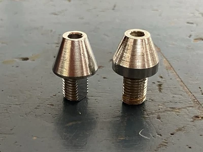 Vintage Ludwig 1960s Baseball Bat Internal Muffler Parts Chrome - Image 1 of 3