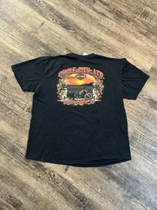 2005 Y2K Harley Davidson Motorcycles T-Shirt Mens 2XL Black Honolulu Hawaii - Picture 1 of 8