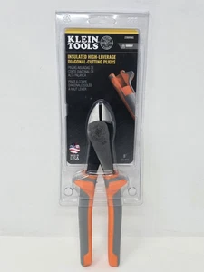 Klein Tools 8" Insulated High-Leverage Diagonal-Cutting Pliers 2288RINS - NEW - Picture 1 of 2