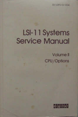 digital LSI-11 Systems Service Manual: Volume 1I - Image 1 of 4