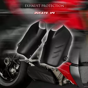 PROTECCIÓN DE ESCAPE de fibra de carbono para Ducati Streetfighter V4 carenado - Imagen 1 de 12