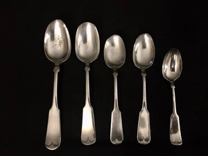 Rogers 1881 Silver plated Spoons Set Of 5 - Imagen 1 de 9