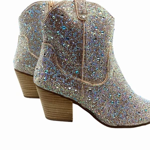 Botines ARULA Mujer ANCHO ANCHO ANCHO Estrás | Talla 11 W | NUEVOS en Caja - Imagen 1 de 7